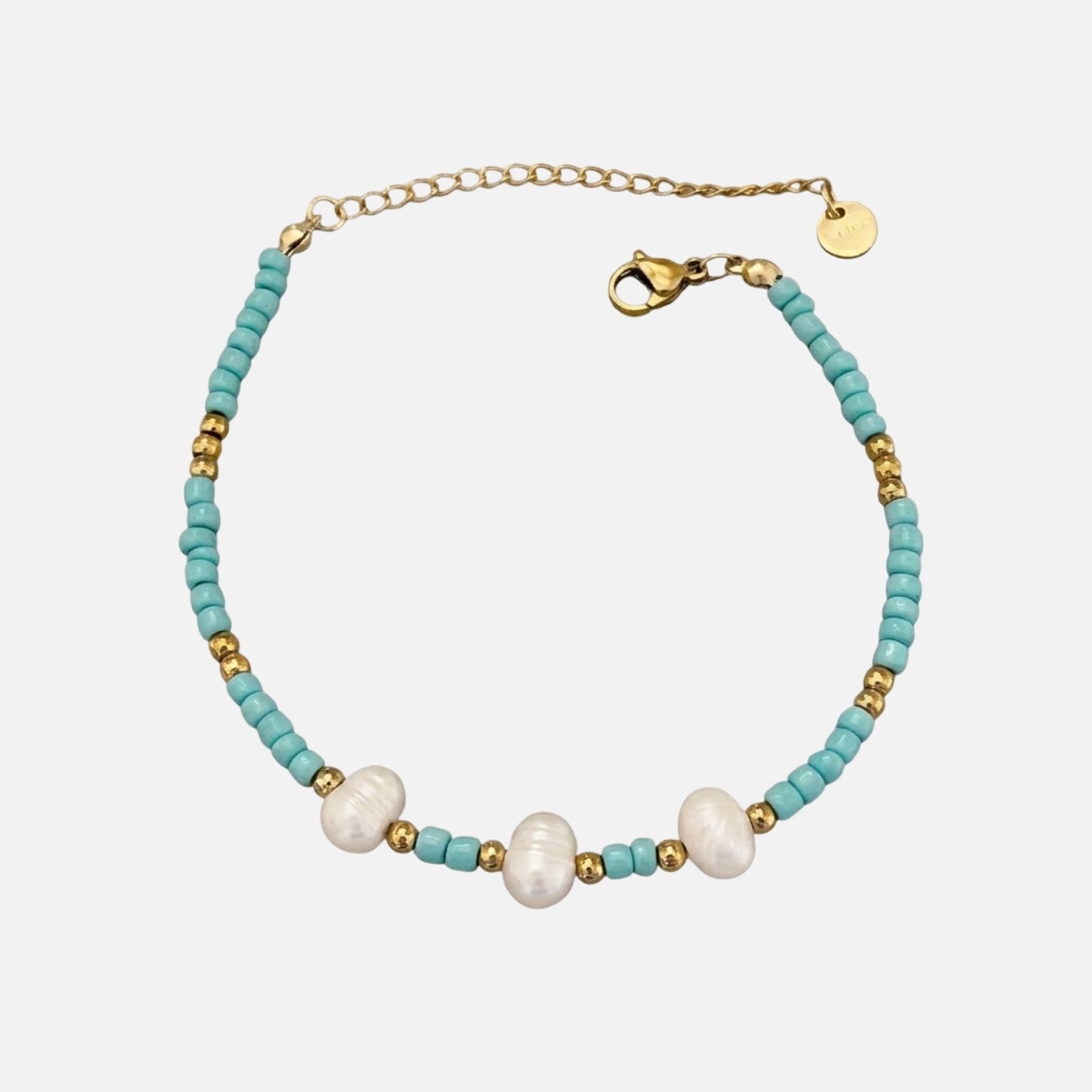 Parel Turquoise Armband