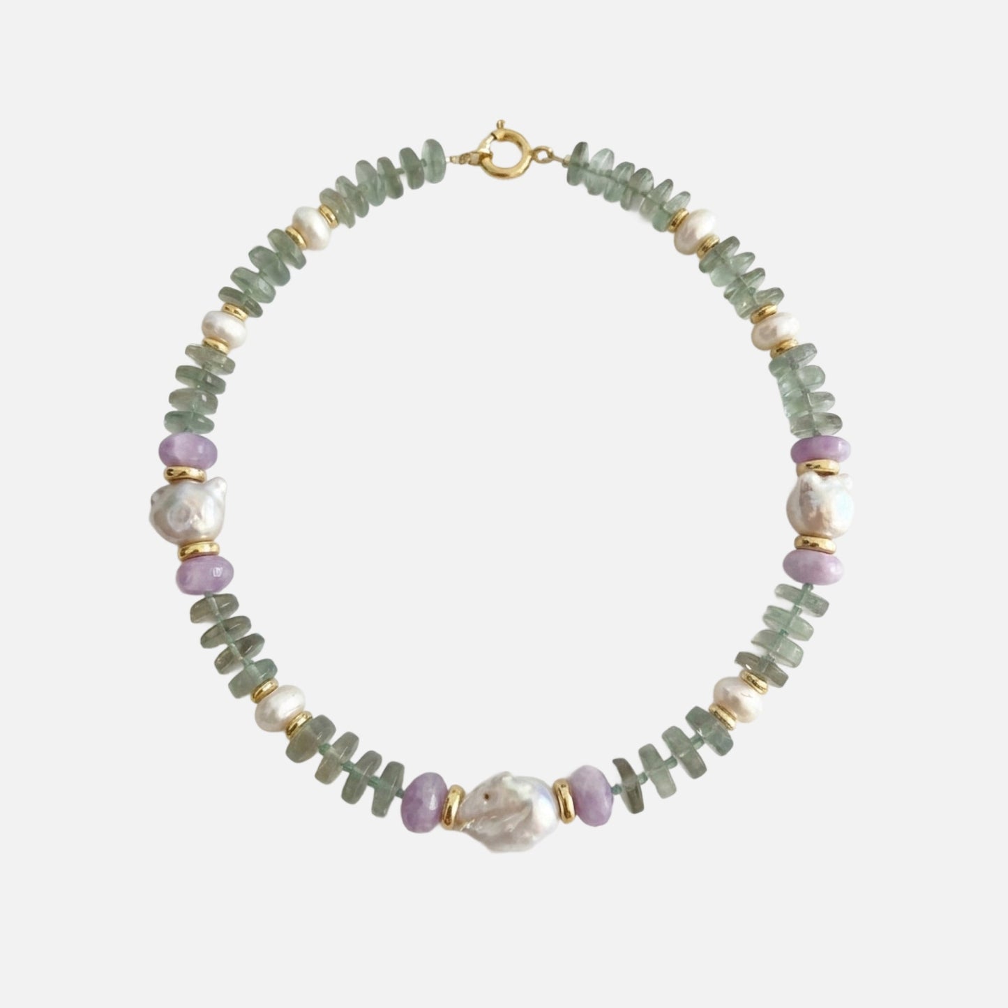 Groene Jade Parelsnoer