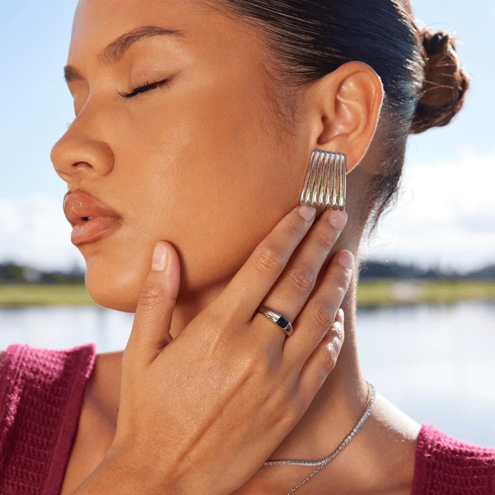 Ember – Zilveren & Smaragdgroene Ring