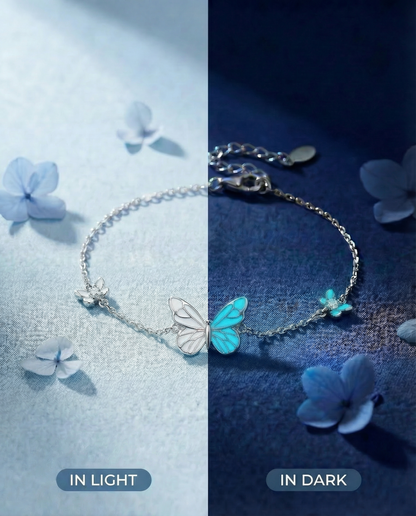 Armband Vlinder - Blauw