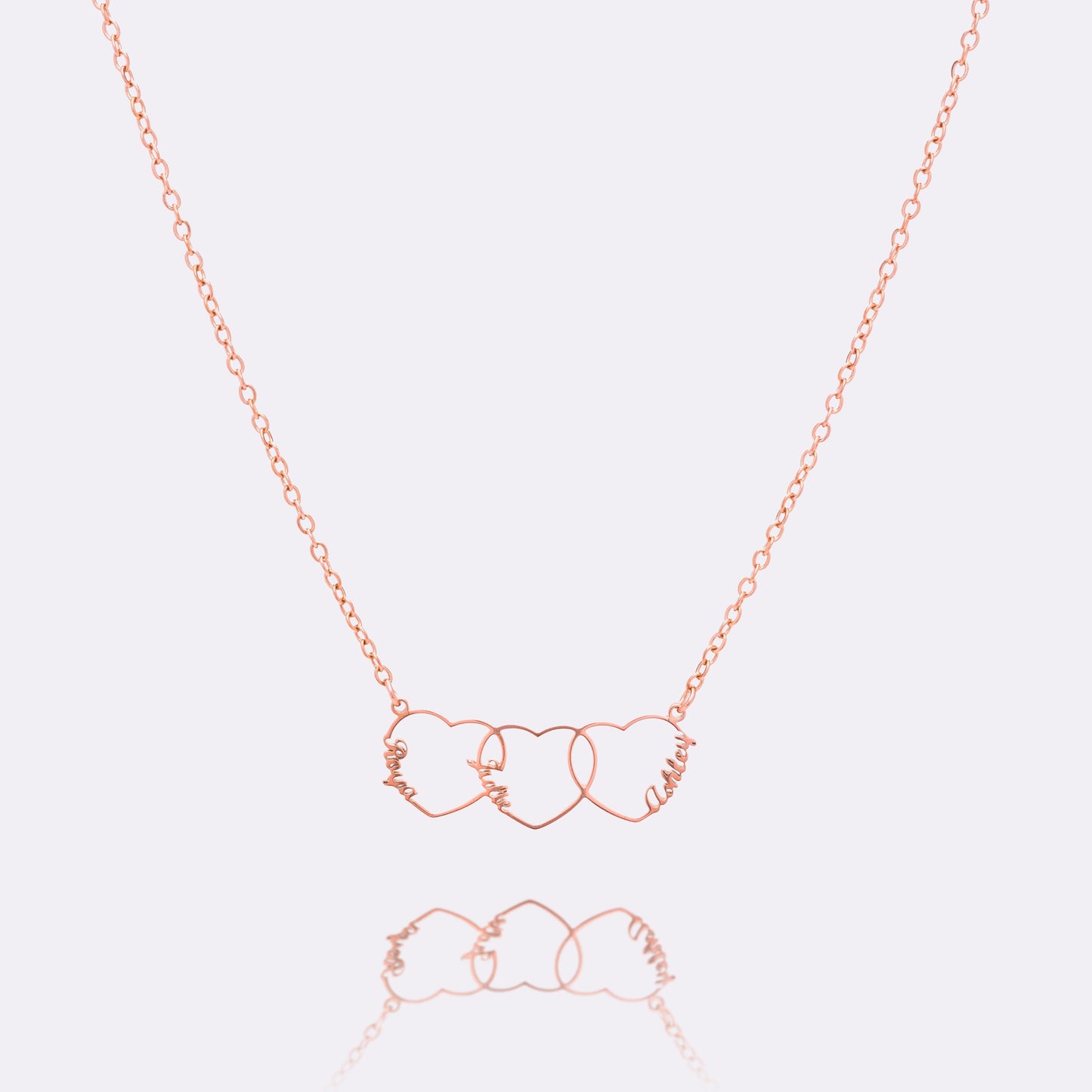 Gepersonaliseerde Hart Naam Ketting