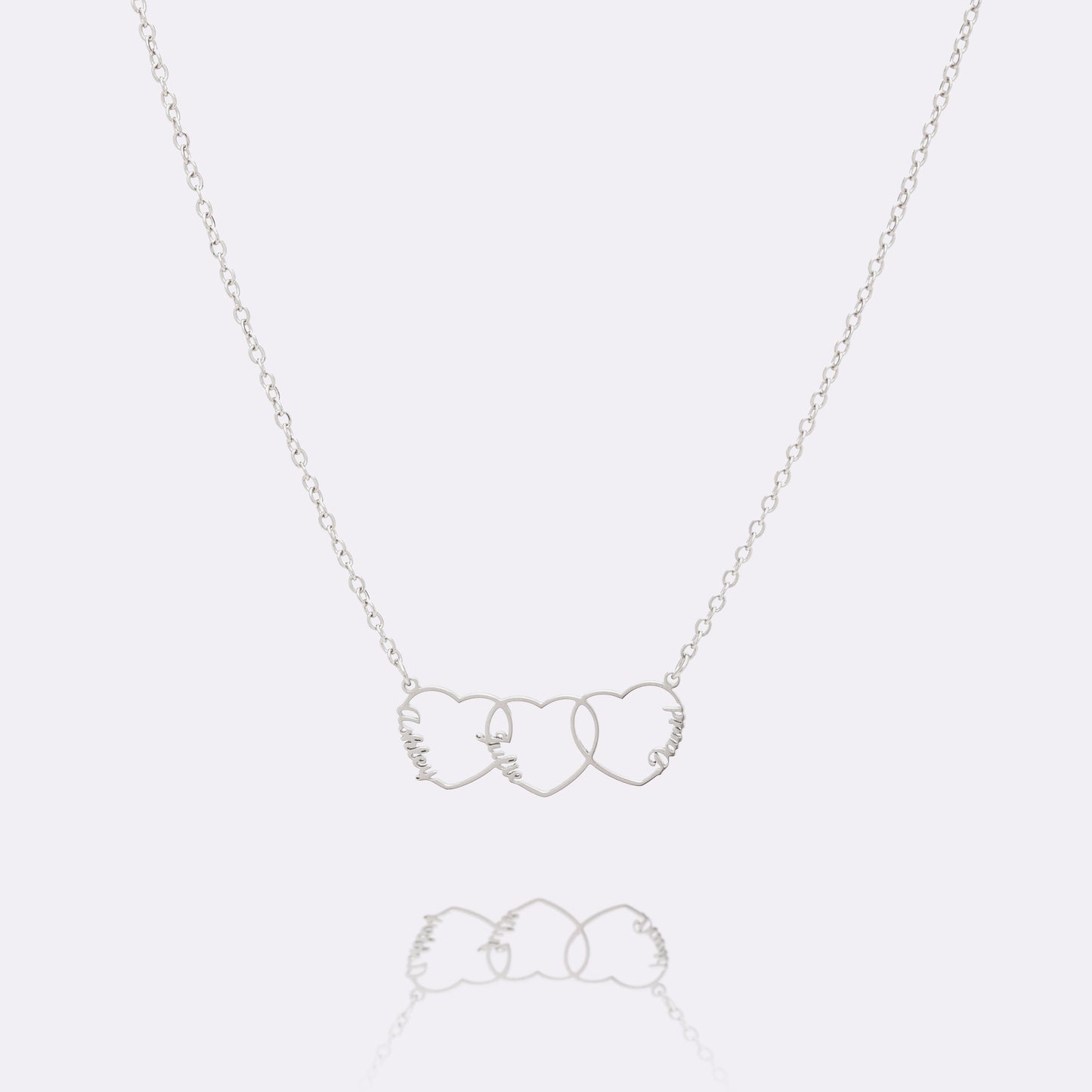 Gepersonaliseerde Hart Naam Ketting