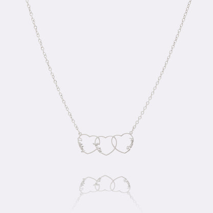 Gepersonaliseerde Hart Naam Ketting