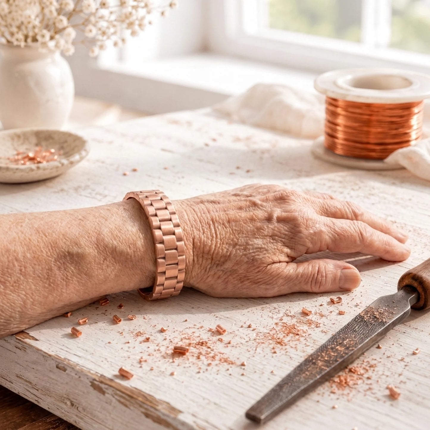 Ashlar Heren Koperarmband