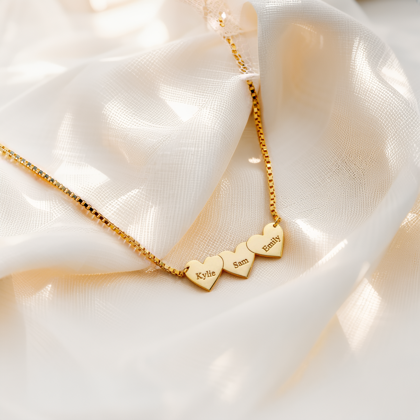 Gepersonaliseerde Eendelige Hart Naam Ketting