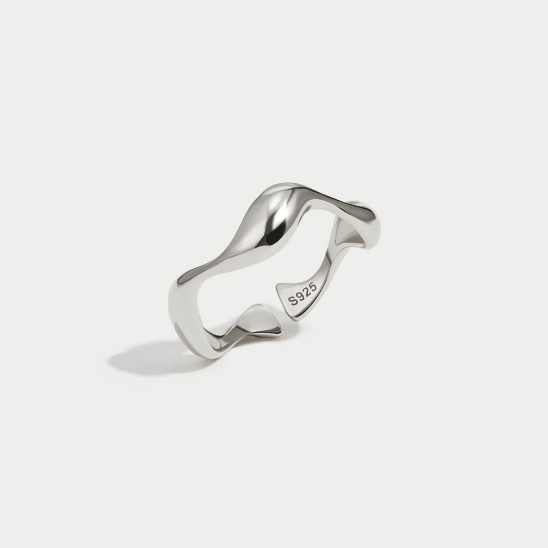 Waves – Minimalistische Ring