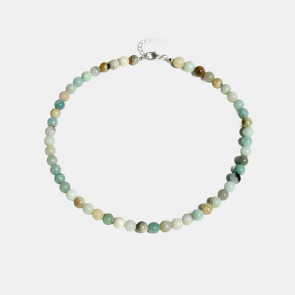 Amazoniet Steen Kralen Ketting