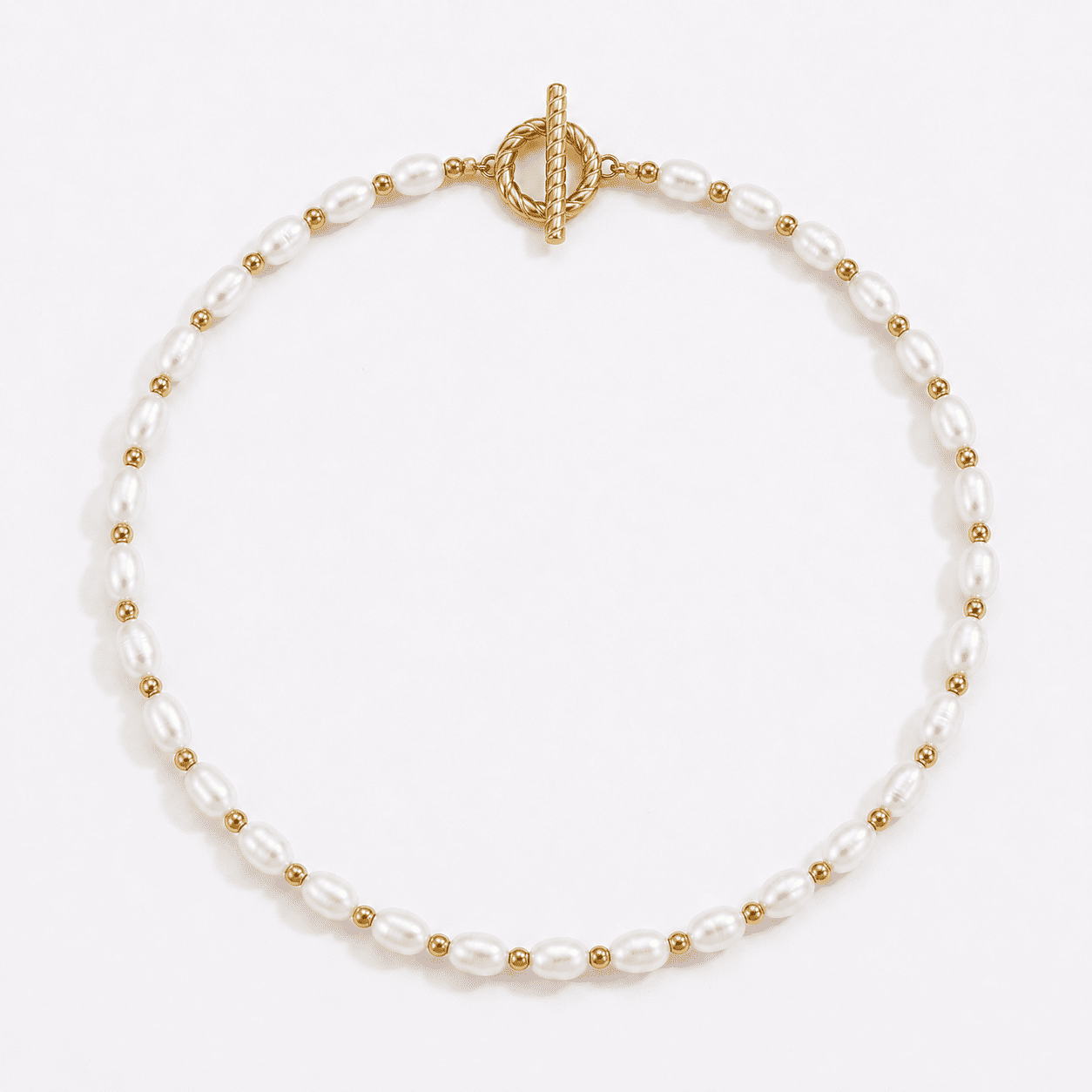Parel Glans Ketting