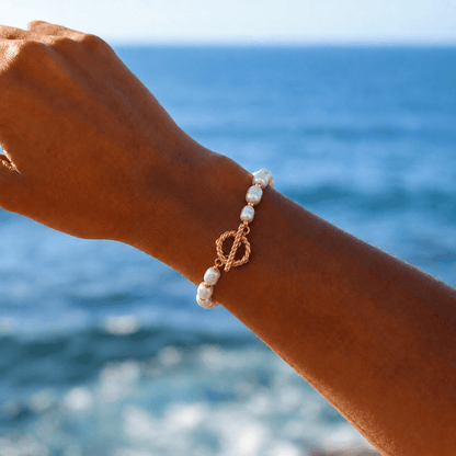 Parel Glans Armband