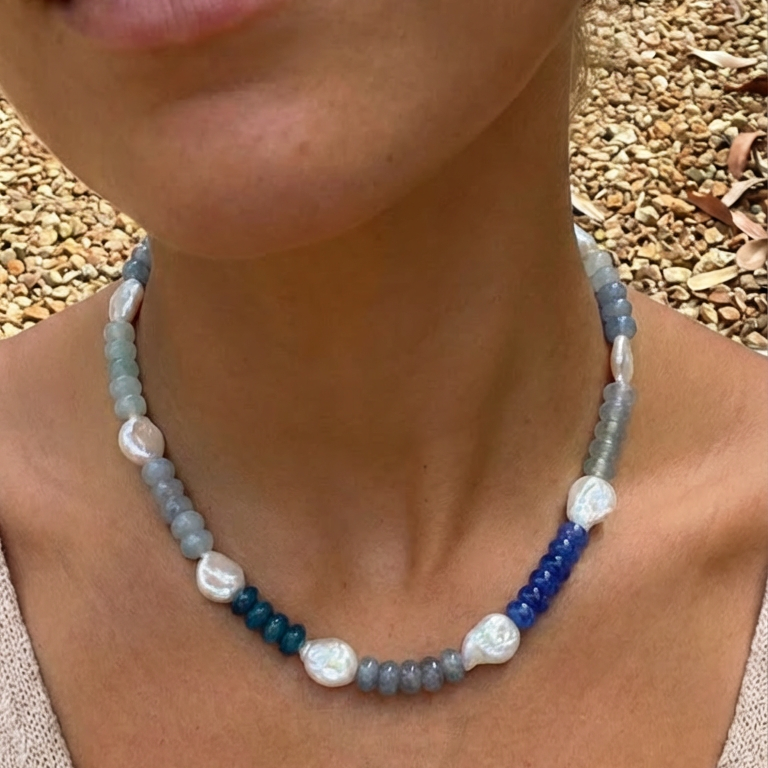 Steen Kralen Ketting