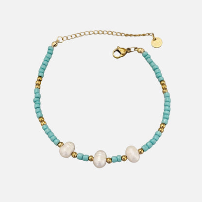 Parel Turquoise Armband