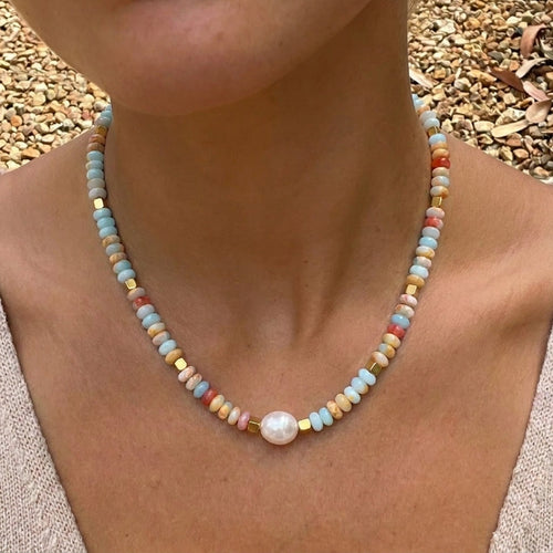 Zomer Parel Ketting