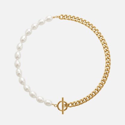 Gouden Parel Ketting