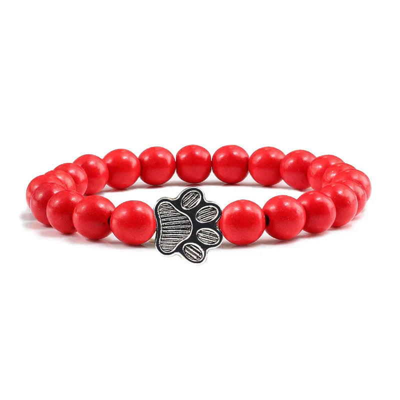 Armband met Pootje Versierd met Kralen