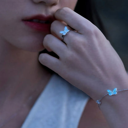 4-in-1 Set Vlinder - Blauw