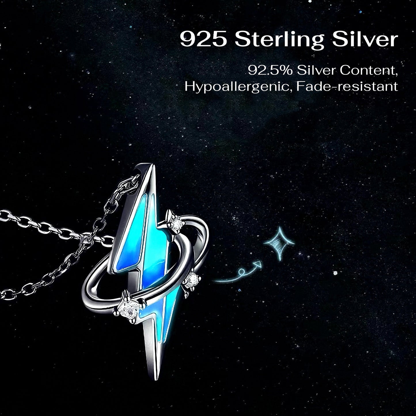 [Gelimiteerde Oplage] Luminous Aether Bolt Ketting
