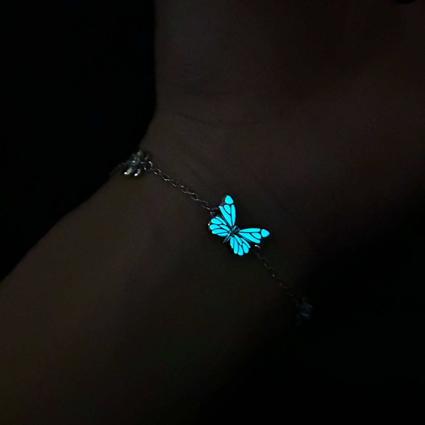 Armband Vlinder - Blauw
