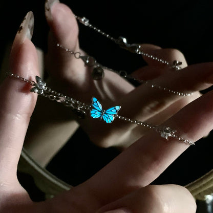 Armband Vlinder - Blauw