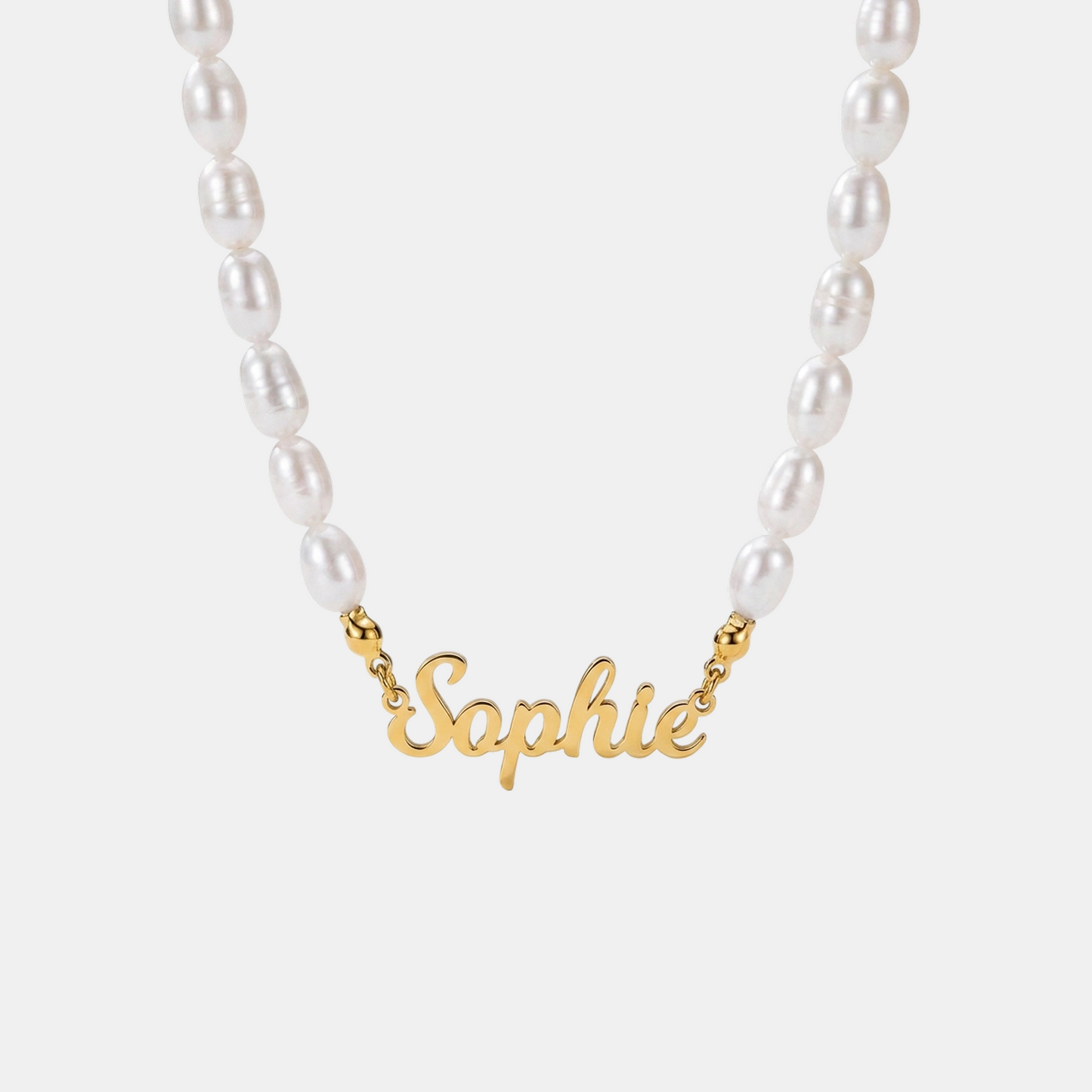 Naam Parel Kralen Ketting