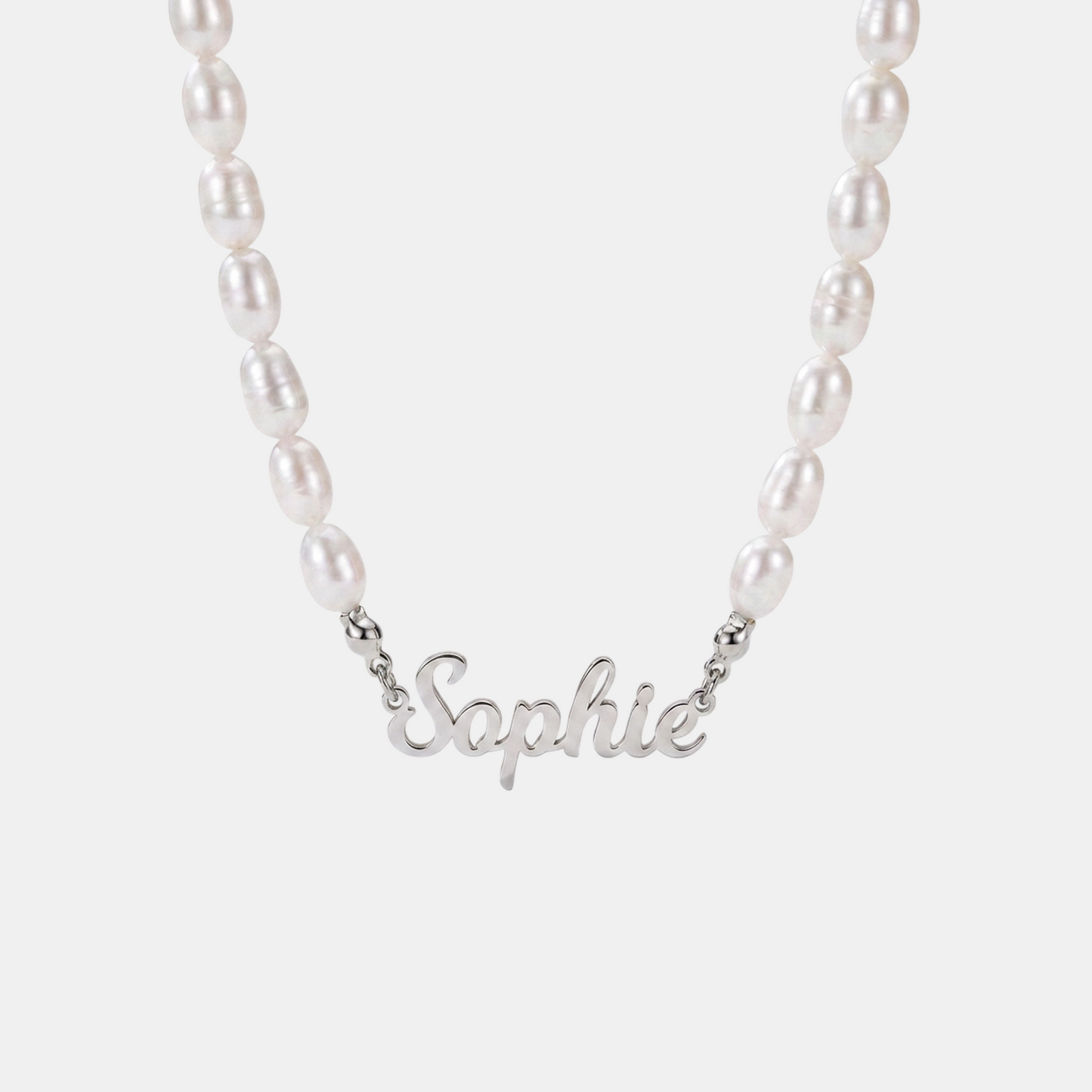 Naam Parel Kralen Ketting