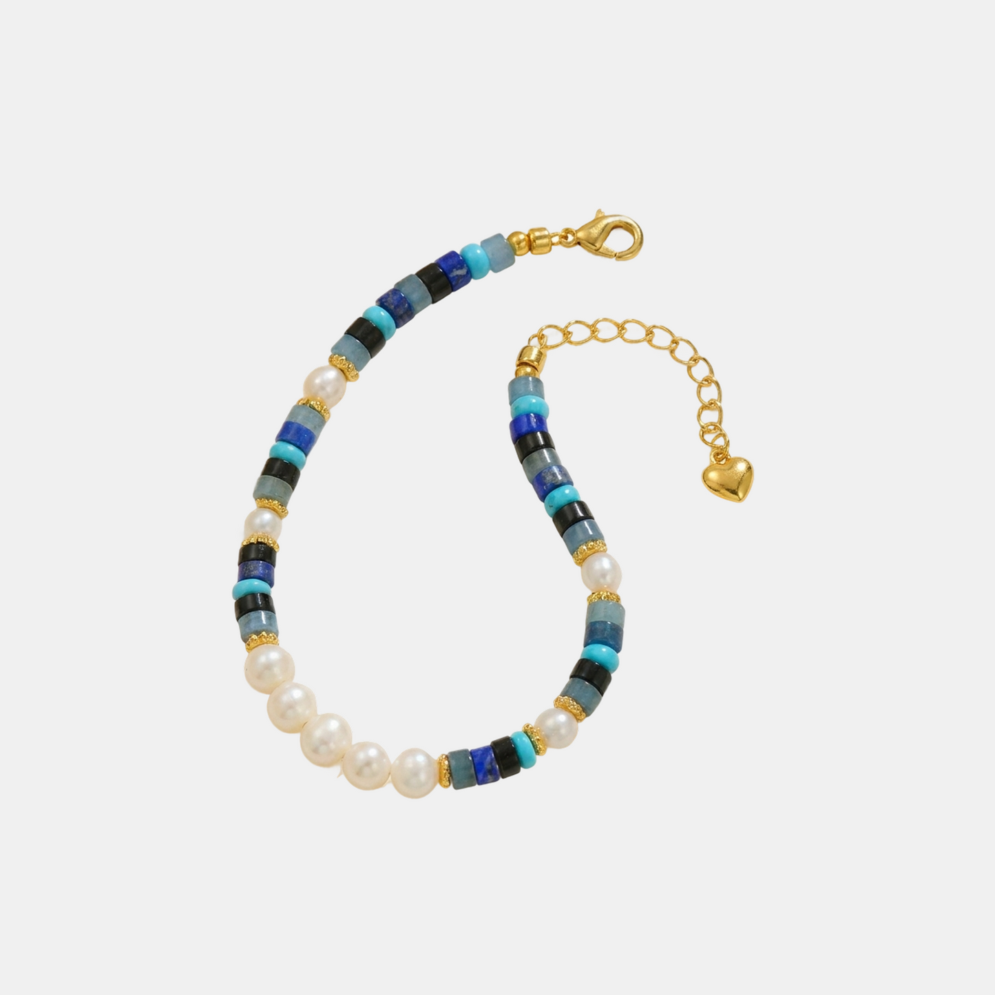 Oceaan Kraal Parel Armband