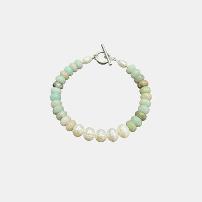 Parel Centrum Turquoise Armband