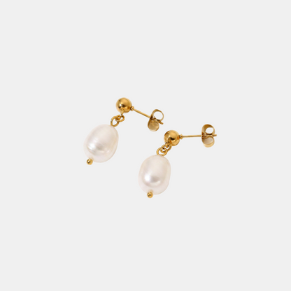 Parel Dangle Studs