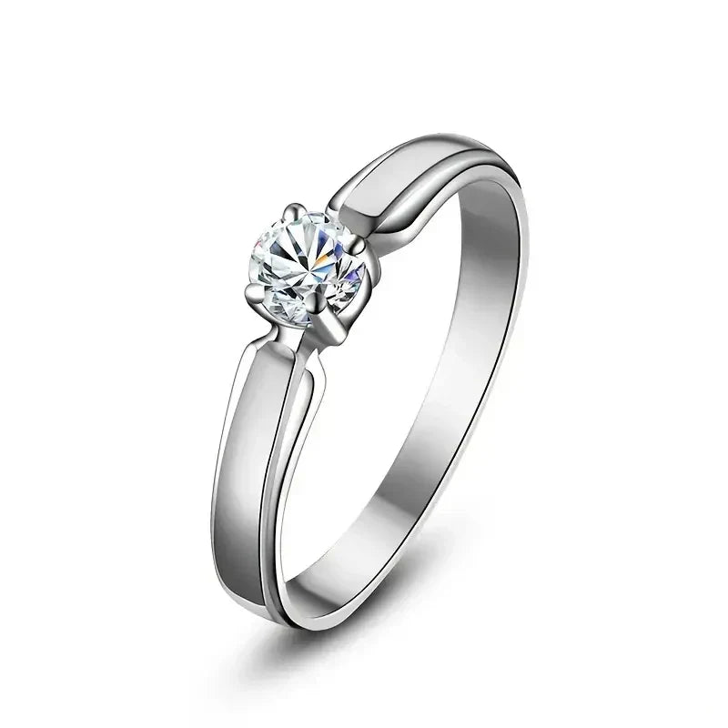Solitaire ring handtekening Clara