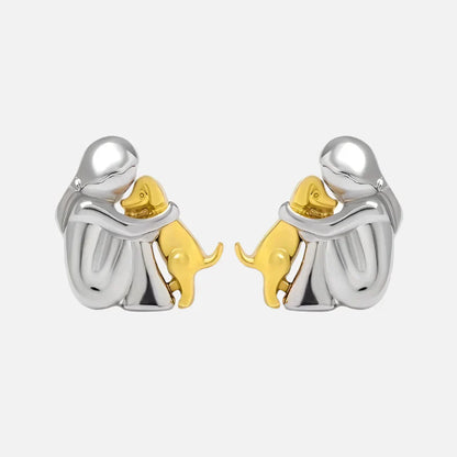 Hug Oorbellen in Zilver en Goud