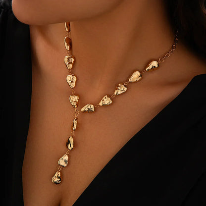 Lariat Ketting Geïnspireerd op Moderne Steen