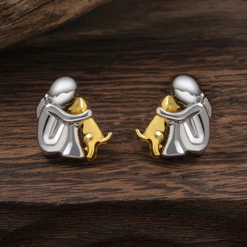Hug Oorbellen in Zilver en Goud
