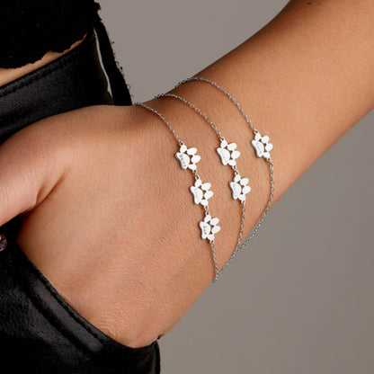 Halsketting/Armband met Naam en Pootafdruk
