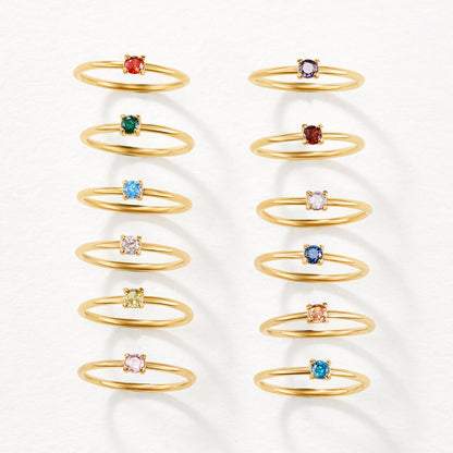 Gouden Geboortesteen Ringen