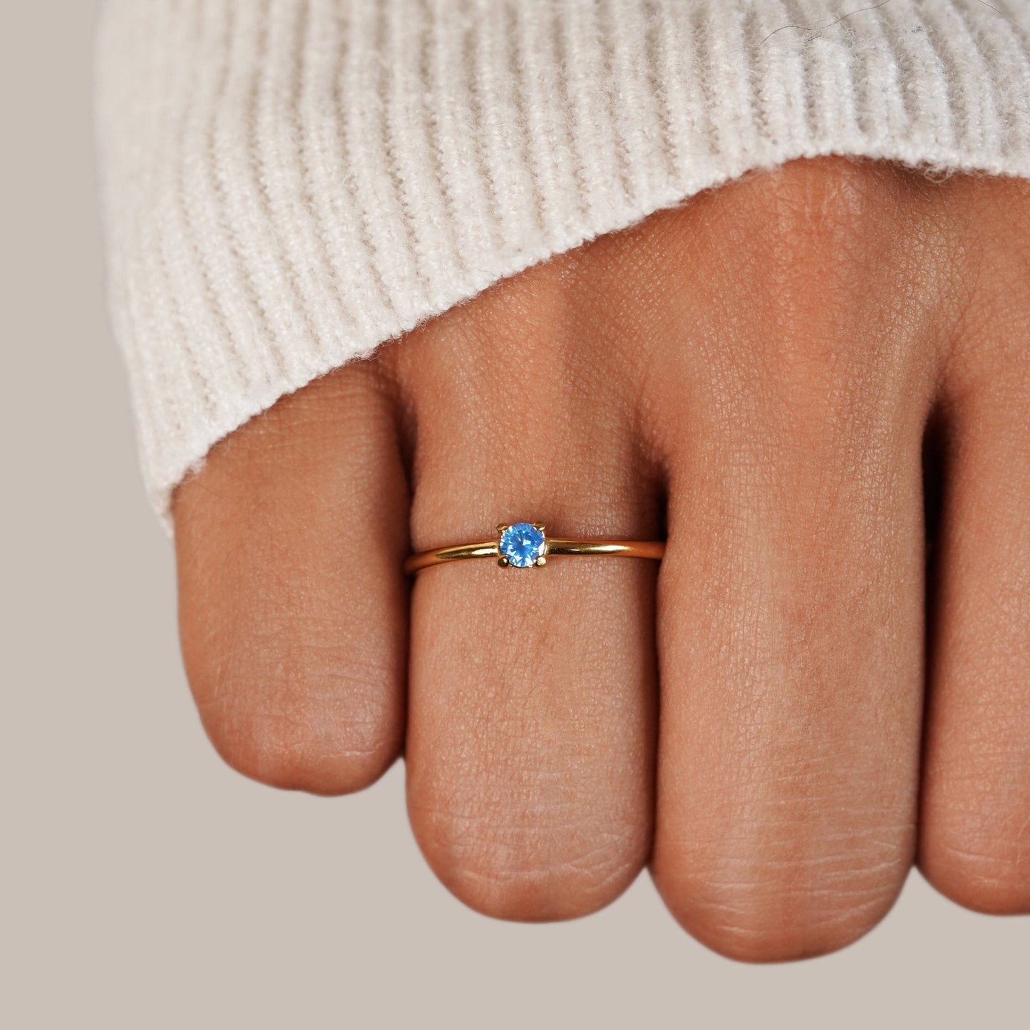 Gouden Geboortesteen Ringen