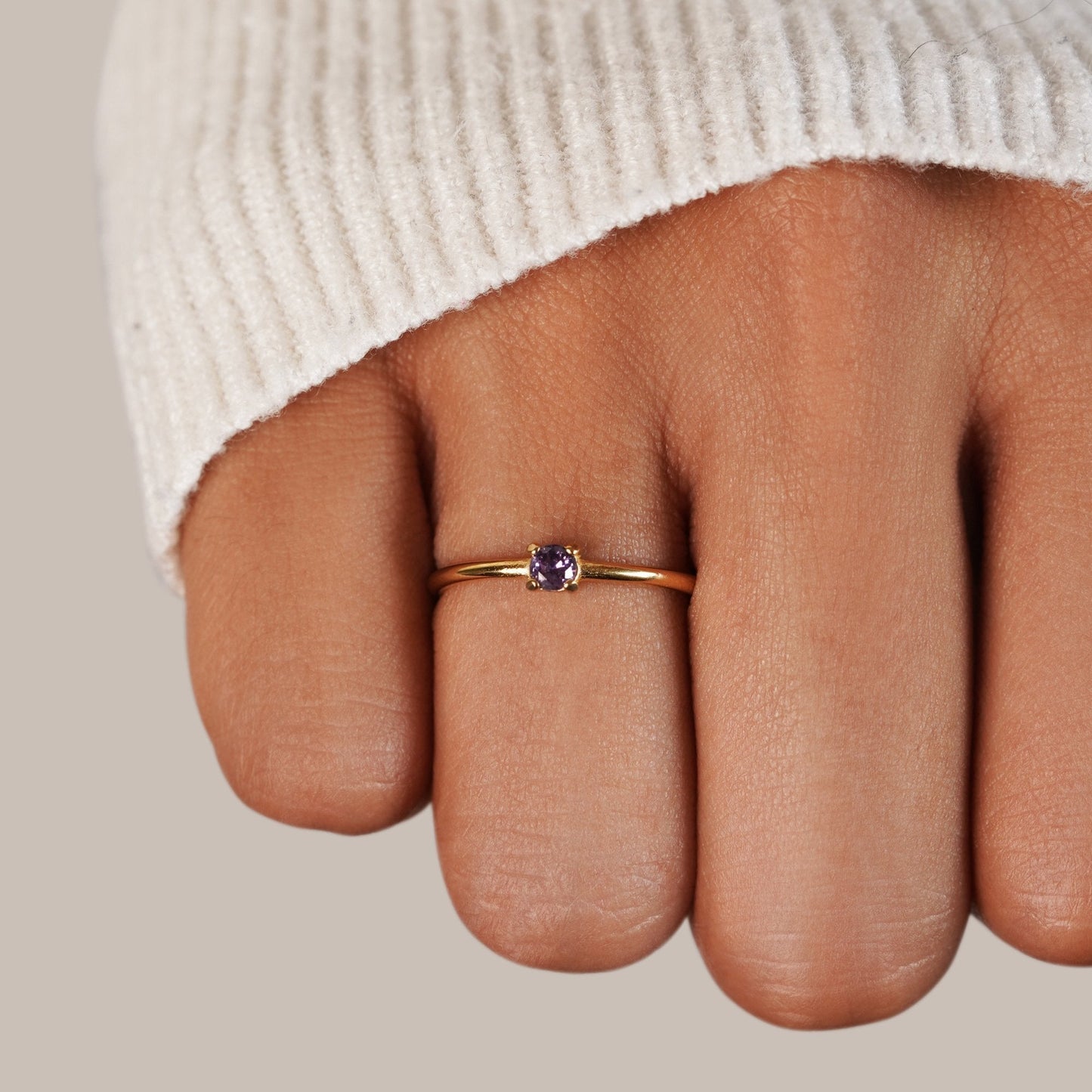 Gouden Geboortesteen Ringen