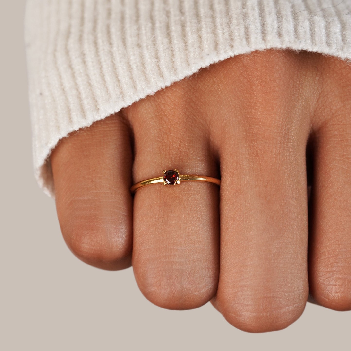 Gouden Geboortesteen Ringen