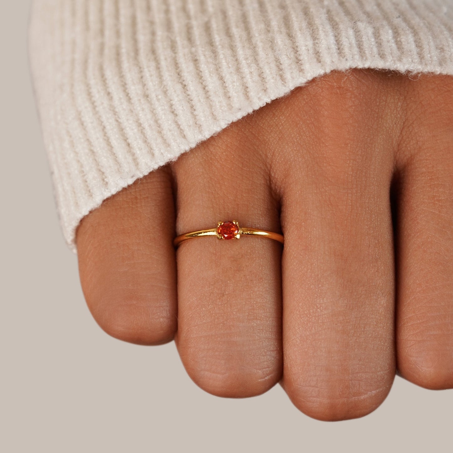 Gouden Geboortesteen Ringen