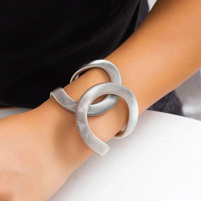 Chunky Spiraal Cuff Bracelet