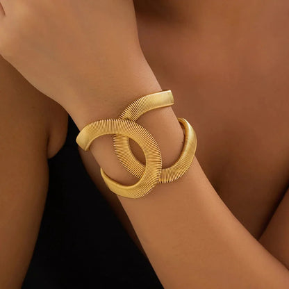 Chunky Spiraal Cuff Bracelet