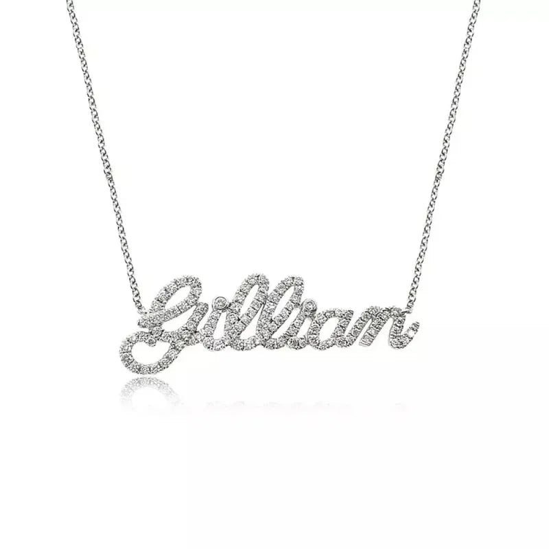 Gepersonaliseerde Diamanten Naamketting
