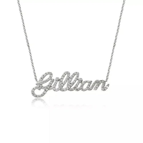 Gepersonaliseerde Diamanten Naamketting