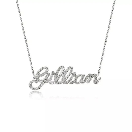 Gepersonaliseerde Diamanten Naamketting