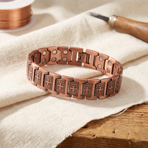 Gale koperen armband voor heren