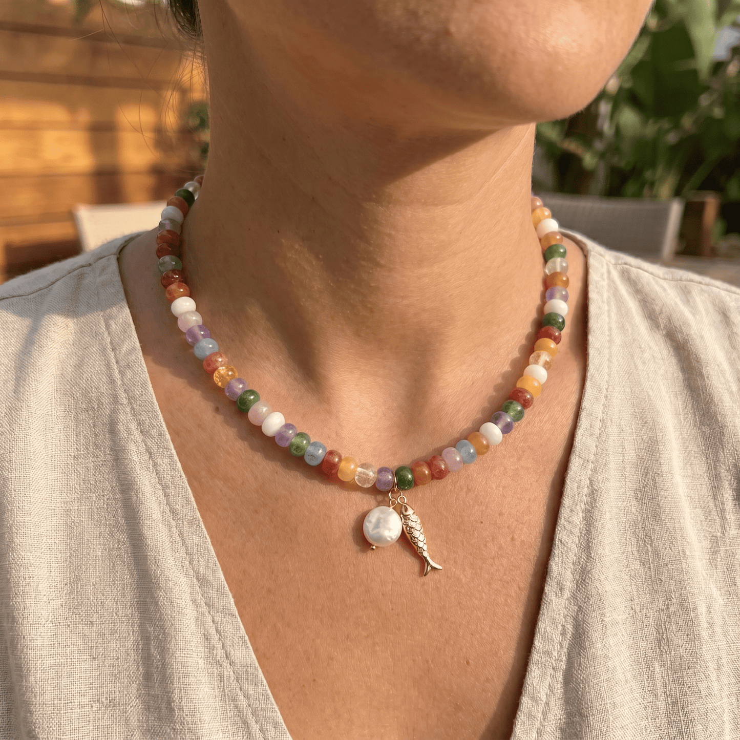 Snoep Kralen Vis Ketting