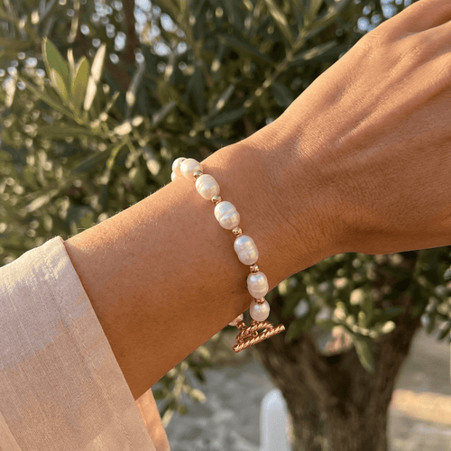 Parel Glans Armband