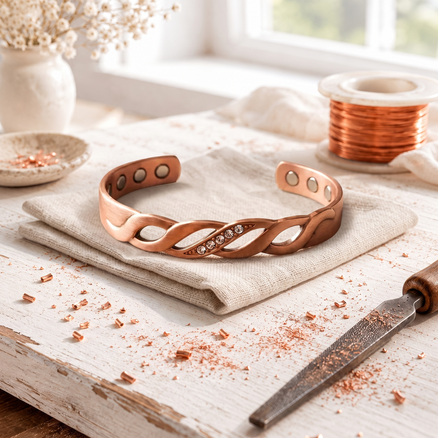 Glimmer Koperen Armband