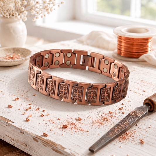 Affluence Heren Koperarmband