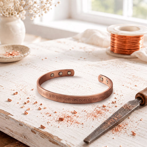 Daisy Koperen Armband