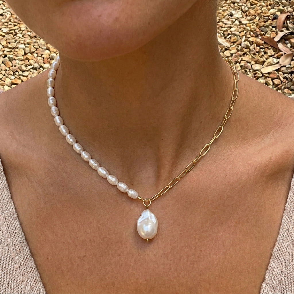 Barok Parel Ketting