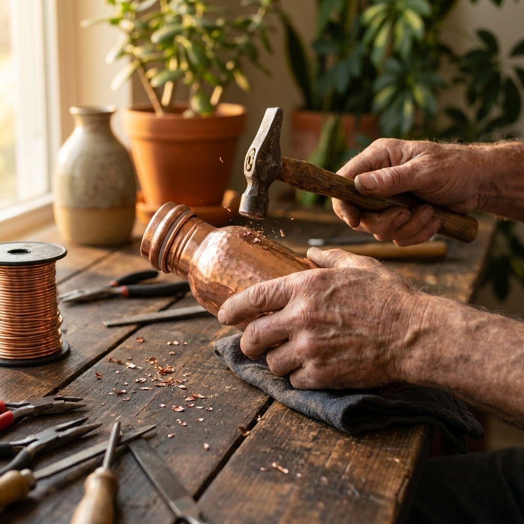 Pure Copper Water Bottle